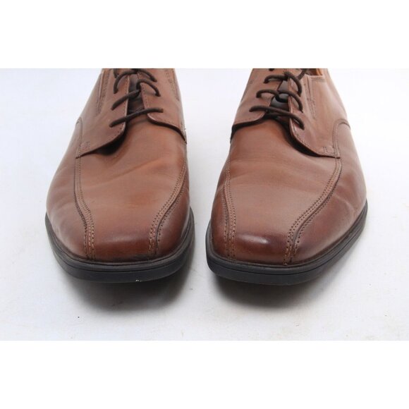 Clarks Tilden Oxfords Dress Shoes Mens Brown Leather Cap Toe Lace Up 13 M main image 12